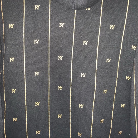 Avirex Classic Hoodie Size L Black Indian Chief Design & Arm Patches Zip Up NY - Picture 9 of 16